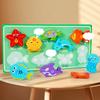 3D Puzzle Children's Early Education Toy Animal Transportation Velcro Sea Fruit Shape Funny DIY Paste Puzzle Toys Gifts for Kids