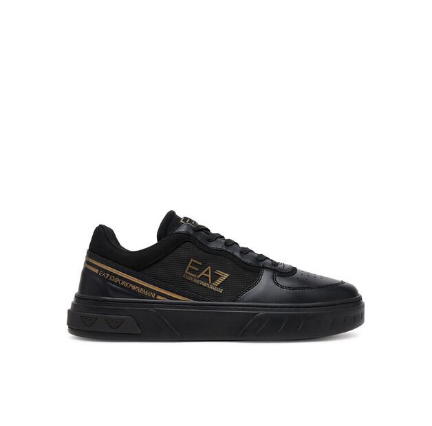 Мужские кроссовки EA7 Emporio Armani X8x173 xk374 m701 чёрные