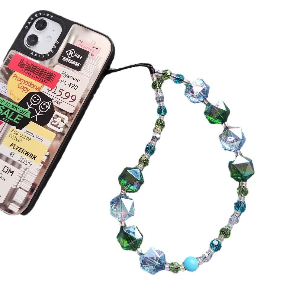 Dopamine-Inspired Colorful Beaded Phone Lanyard – Anti-Lost Charm