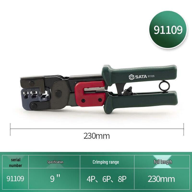 SATA 91109 Network Crimping Pliers 9-inch