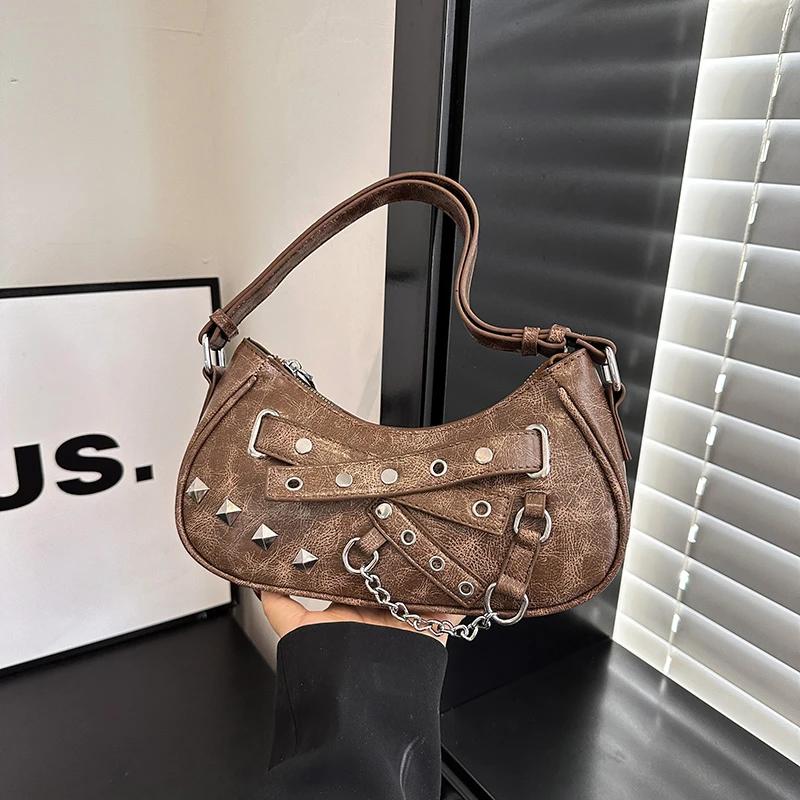 Women's shoulder bag with inner compartment PC bags zipper pocket seam  solid