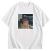 Funny Gamer Cat Meme Tshirt Headphones Orange Cat Graphic Tee Summer Short Sleeve Humor Geek Gift T