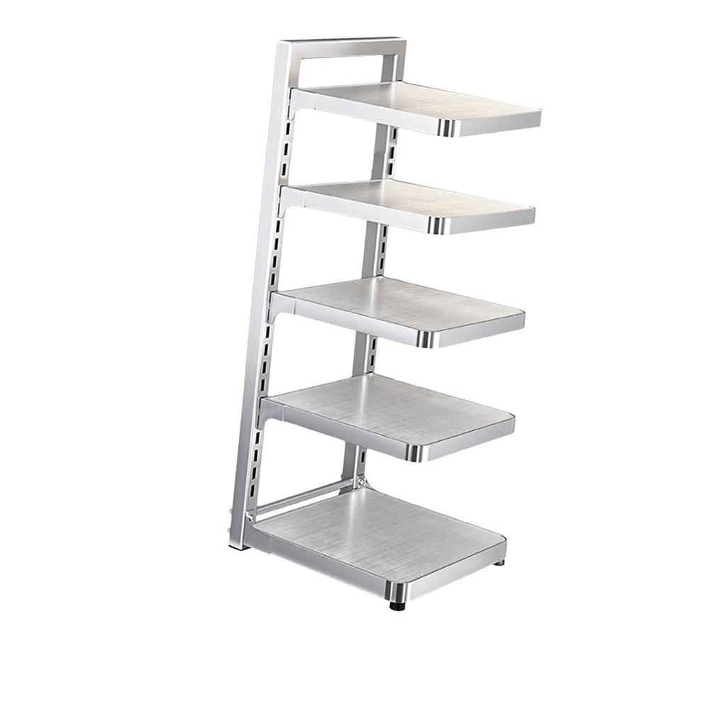Pot Pan Rack Pots and Pans Organizer for Cabinet Countertop Home Accessories 5 Tier