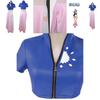 One Piece Nico Robin Skirt Anime Cosplay Costume Halloween Tops Decorated Perfect For Comic Exhibitions And Party Events.