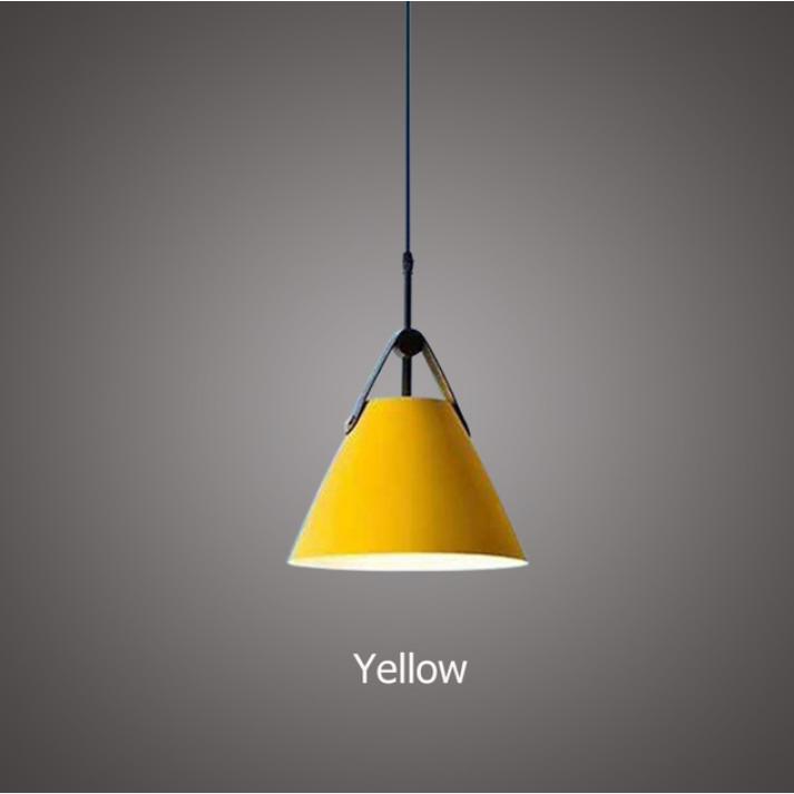

Nordic simple black white pendant light E27 LED modern hanging lamp for bedroom living room hotel 30X27cm S жовтий