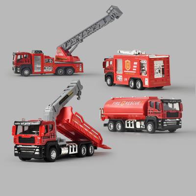 Legierung Kinderleiter Feuerwehrauto Spielzeug Junge Großes Wassertankauto Sprinkler Feuerwehrmann Modell Ingenieurfahrzeug Weihnachtsgeschenk