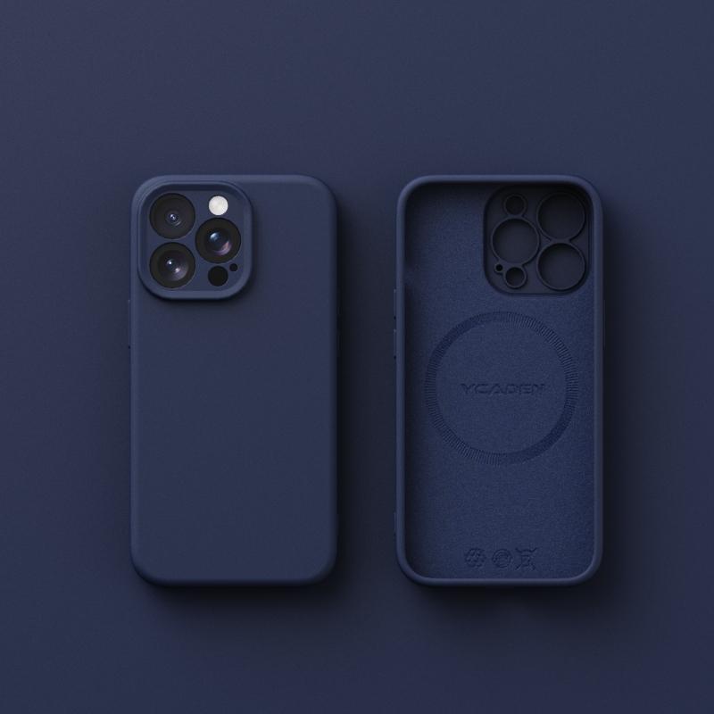 For Wireless Charging Magsafe Soft Liquid Silicone Phone Case For iPhone 15 14 Pro Max 15Pro Magnetic Slim Skin Protection Cover