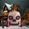 Halloween Candy Bag Pumpkin Ghost Face Goodie Bags Halloween Trick or Treat Snack Wrapping Bag Holiday Party Supplies