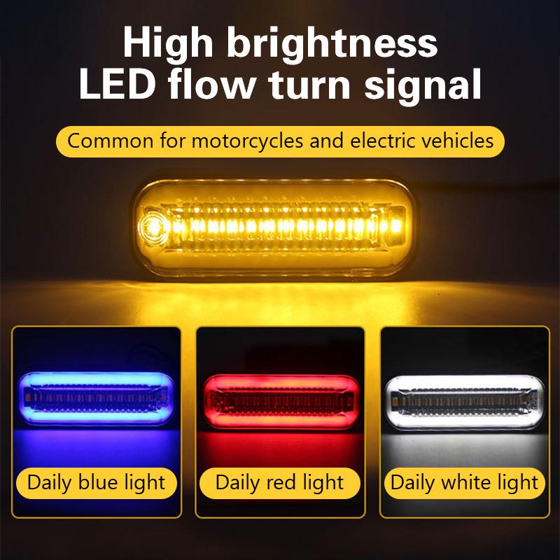 12V Running Turn Signal Light Nis Electric Car Conversion M+ M1 Scooter Accessories Led Turn Signal Light