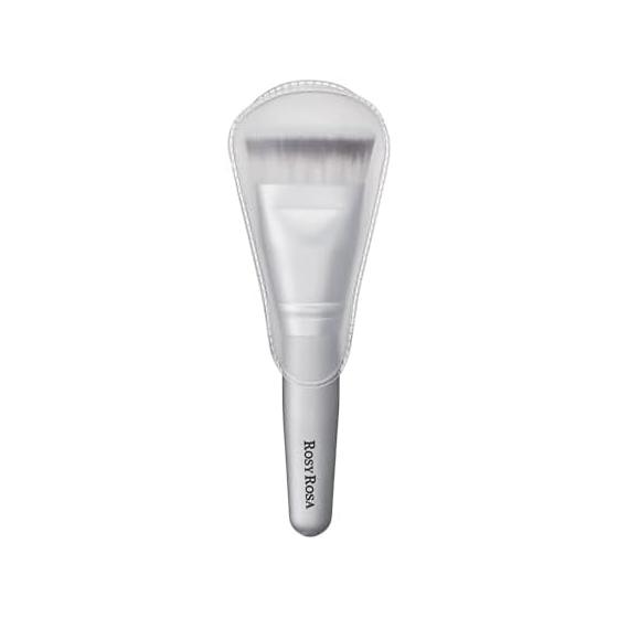 Rosie Rosa Multi Foundation Brush [Makeup Brush Compatible with All Foundations] Silver 1 Piece (x 1)