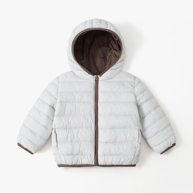 Winter Children Thickened Hooded Casual Jacket Cotton Coat Boys Girls Soft Kids Baby Puffer Jacket Student Outdoor School Coat