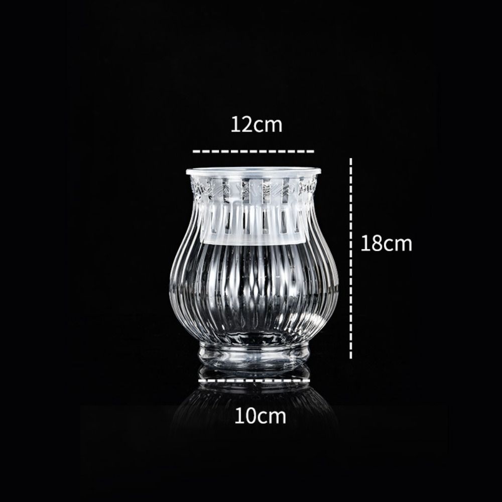 Floor-standing Hydroponic Flower Pot Plastic Aquatic Plant Container Creative   Desktop