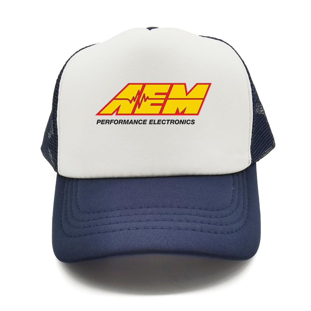 Aem Performance Electronics Trucker Cap Men Aem Hat Baseball Cap Unisex Outdoor Mesh Net Caps MZ-619