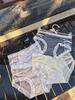 Ropa interior sin costuras para mujer de seda de morera, estilo elfo, de seda de hielo, de cintura media, con tiras cruzadas