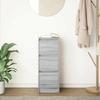 VidaXL Buffet sonoma gris 29,5x34x76 cm bois d'ingénierie 861639