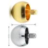 Mushroom Head Metal Gyro Fidget Ring Antistress for Children Simple Dimple Fidgets Hand Spinner Anti Stress Popite Anti-stress