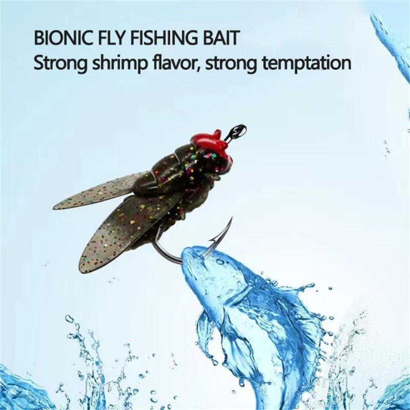 20Pcs Fly Fishing Spinner Baits Lures Fly Fishing Baits Trout Jigs Swimbaits Fly Hook Soft Baits Easy to Use