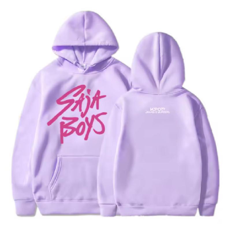 KPop Chasseurs de Démons Saja Garçons Sweat à Capuche Manches Longues Impression Film Molleton à Capuche Décontracté Pullovers Streetwear Femmes
