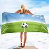 Soccer Beach Towel,Beach Towels for Men Boys,Football Towel Boys Sport Towel, Personalized   Pool Beach,Towel  Teen