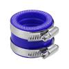 ACROPIX 35mm ID Rubber Blue Motorcycle Carburetor Adapter Inlet Inlet Pipe Manifold Adaptor Boot Sleeve Interface (2 Clamps)