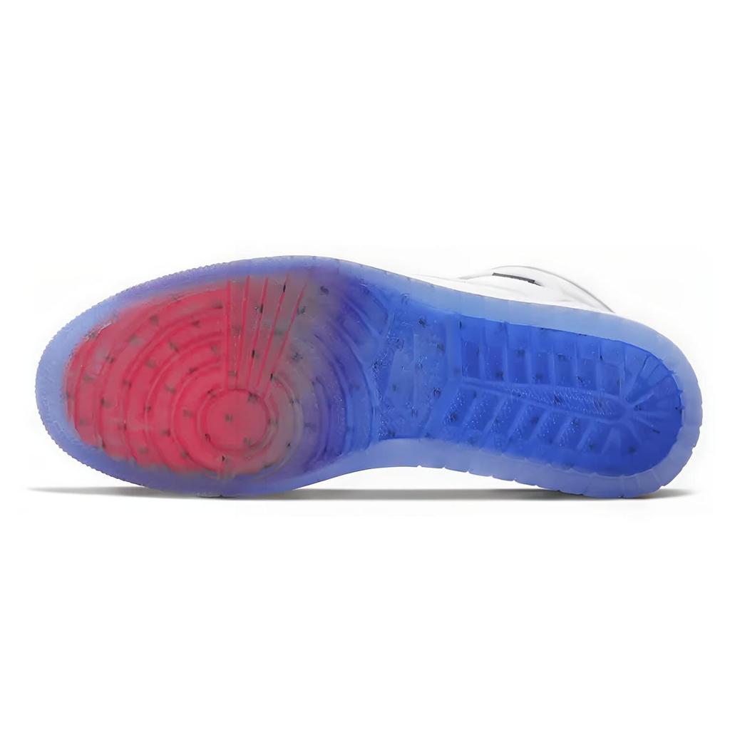 Zapatillas Unisex Air Jordan 1 High Zoom Racer Blue Blanco CK6637-104