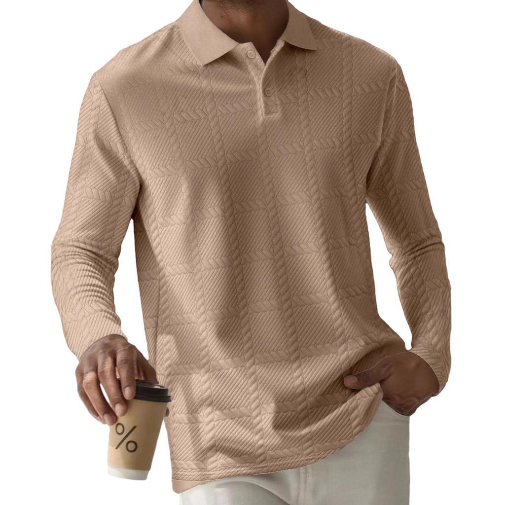Men's Leisure Fashion Monochrome Shirt Upper Garment