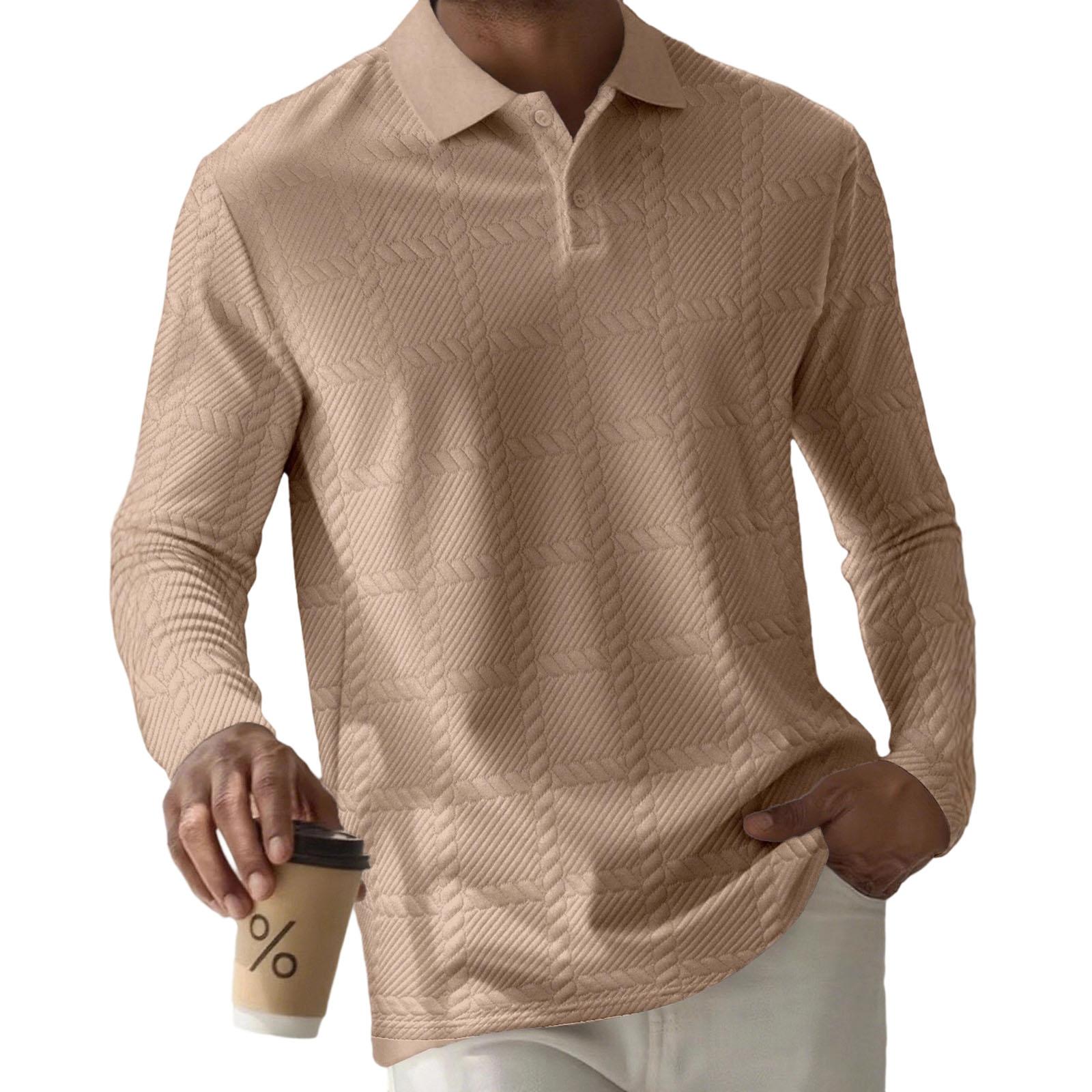 

Men s Leisure Fashion Monochrome Shirt Upper Garment XL хакі