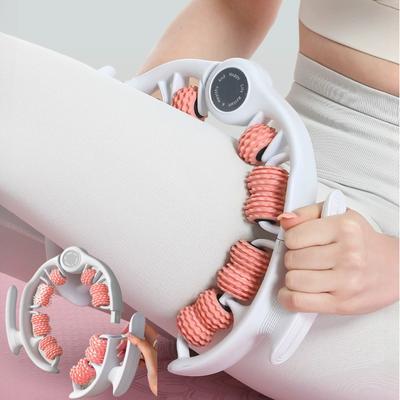 Abnehmbarer Ring Beinklemme Roller Silikon Dünnes Beinmassagegerät Beinmuskelbeseitigung Yoga Fitnesstraining Zusatzgeräte