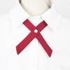 Shirt Accessory Ribbon Tie For School Costume Solid Color Cross Bow Tie Cravat Neck Ties JK Bow Tie