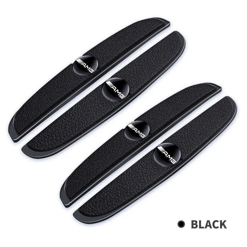 Car Sticker 4Pcs Car Door Bumper Rubber Anti-collision Stickers For Mercedes Benz AMG W206 W204 W205 W212 W213 W221 W222 W223 W2