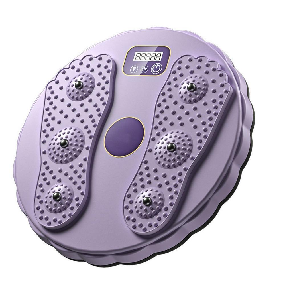 Electronic LCD Display Ab Twist Board Foot Massage Fitness Slim Machine  Weight Loss Training