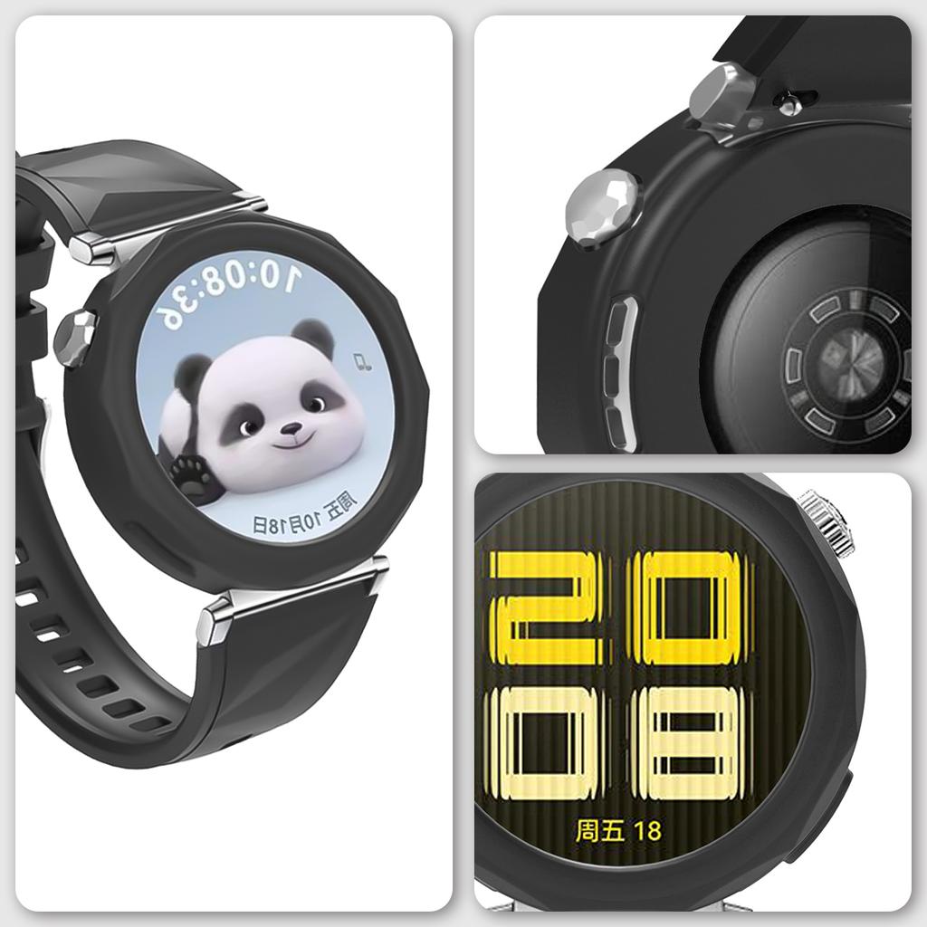 Silikonové ochranné pouzdro Prevence pádu Barevný kryt Rám nárazníku Nárazuvzdorný Odolný proti poškrábání pro HUAWEI WATCH GT 5 Pro 42MM