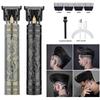 Tunsoare electrică vintage T9 Mașină de tuns fără fir Trimmer profesional pentru bărbați Aparat de bărbierit Brichetă pentru barbă Barber