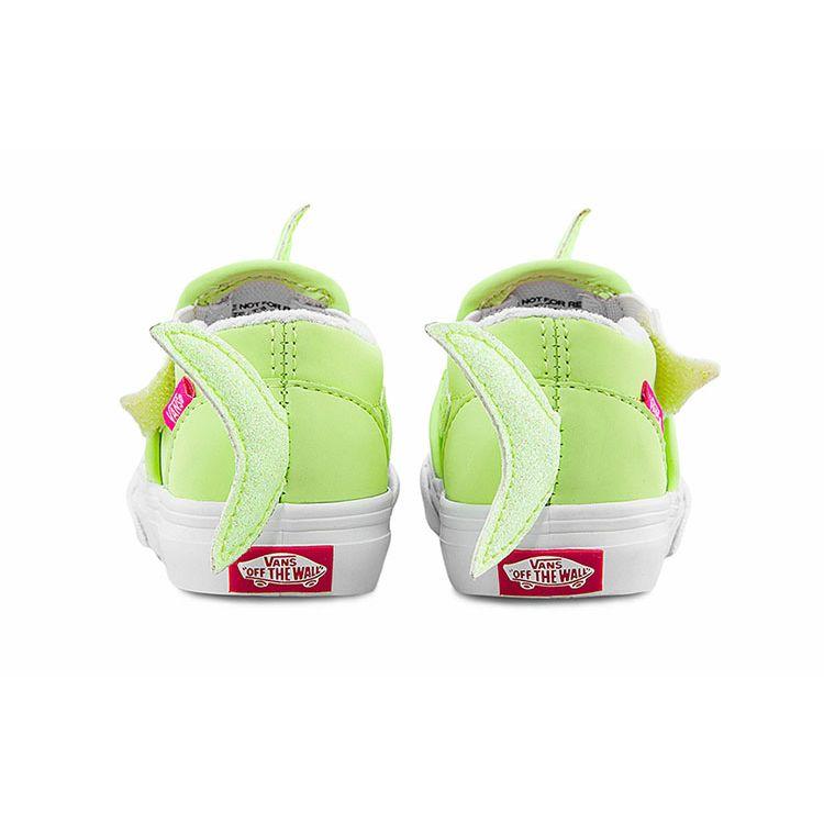 Vans Slip-On Casual Low-Top Skate Shoes Baby Sneakers Green VN0A7Q4ZBHM
