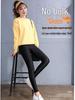 High-Waisted Fleece-Lined Glossy Stirrup Leggings for Outdoors