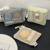1pc Mesh Zipper Pouch Portable Mini Storage Bag Makeup Cosmetics Toiletries Compact Travel Organizer Lipstick Makeup Bag