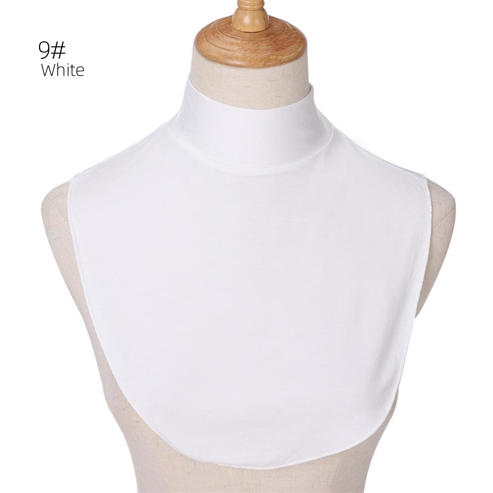 New Soft muslim women's neck cover modal jersey Full cover high neck turtle neck cover islamic clothing ladies clothes accessory