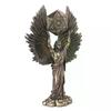 Estatua del Ángel Metatrón - Judaísmo Talmúdico Flor Sagrada de la Vida Figura