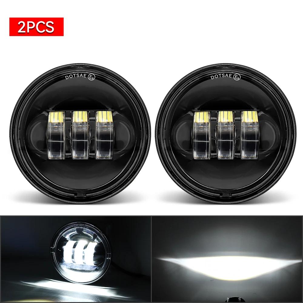 

1pair 30W 4.5 inch Motorcycle LED Fog Light 4.5 Auxiliary Passing Lamps for Electra Glide Ultra Limited FLHTK 2010-2016