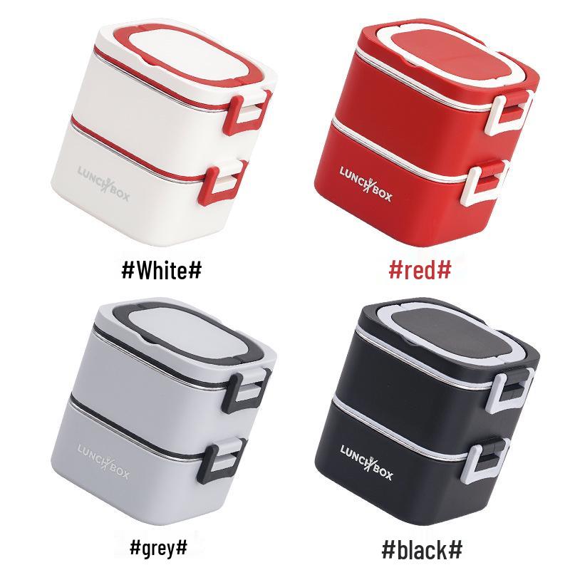 316 Stainless Steel Insulated Bento Lunch Box, Microwaveable Meal Container for Office Workers