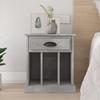VidaXL Bedside Table Concrete Grey 43x36x50 Cm 816352