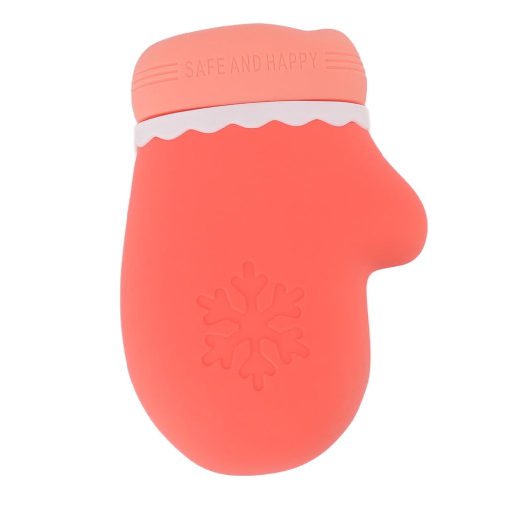 Silikon Heißwasserflaschenbeutel Niedlich Mikrowellengeeignet Tragbar Warmwasserbeutel Beutel für Studenten Rosa