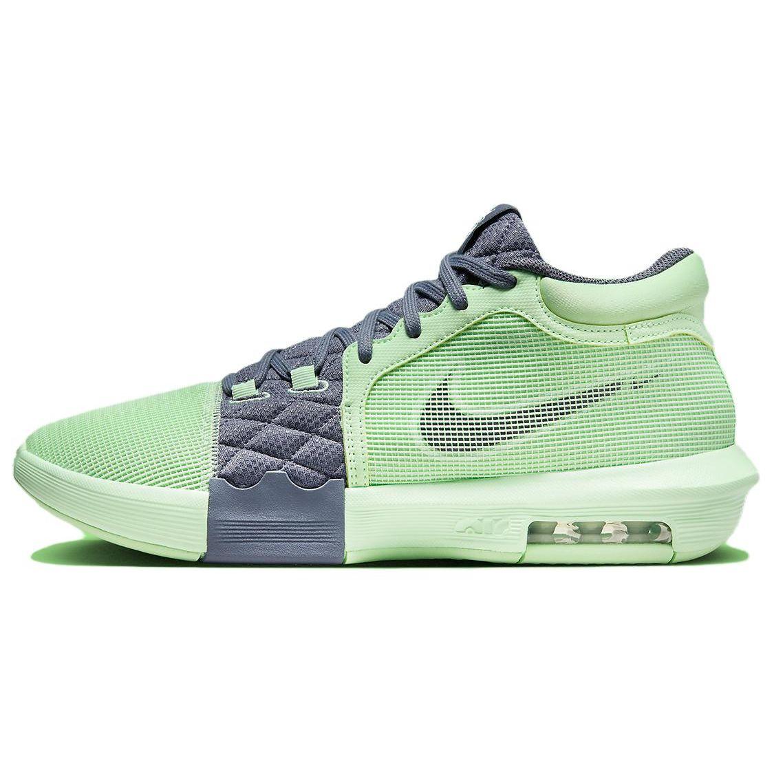 

Nike Чоловічі кросівки LeBron Witness 8 Vapor Green Light-Carbon White FB2239-300 44