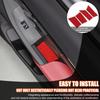 Red Carbon Fiber Door Storage Box Slot Trim Sticker For BMW 5 Series G60 I5 24+