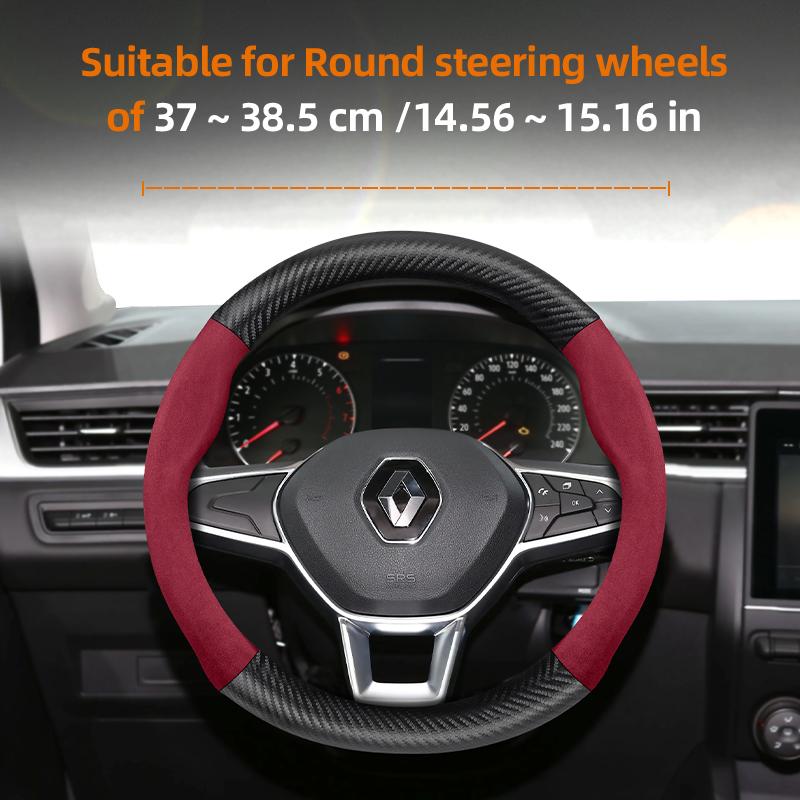 Für Renault Lenkradbezüge: Mégane 3, 2, 4, Clio 4, 5, Trafic, Scenic 2, Austral, Kangoo, Arkana, Kadjar. Zubehör.