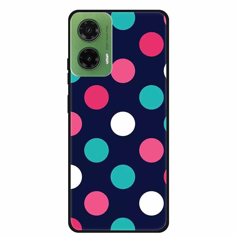 Silicone Painted Cover For Motorola Moto G35 G55 Case Luxury Animal TPU Silicone Soft Back Cover For G55 5G Black Bumper MotoG35