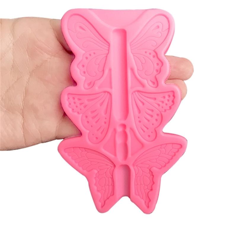 Butterfly Shaped Fondant Chocolate Mould Cake-Topper Baking Tools Handmade-Soap Silicone Ornaments Mold Easy to Clean