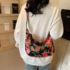 Large Capacity Nylon Vintage Shoulder Crossbody Bag For Women Street Fashion Trendy Tote Bag