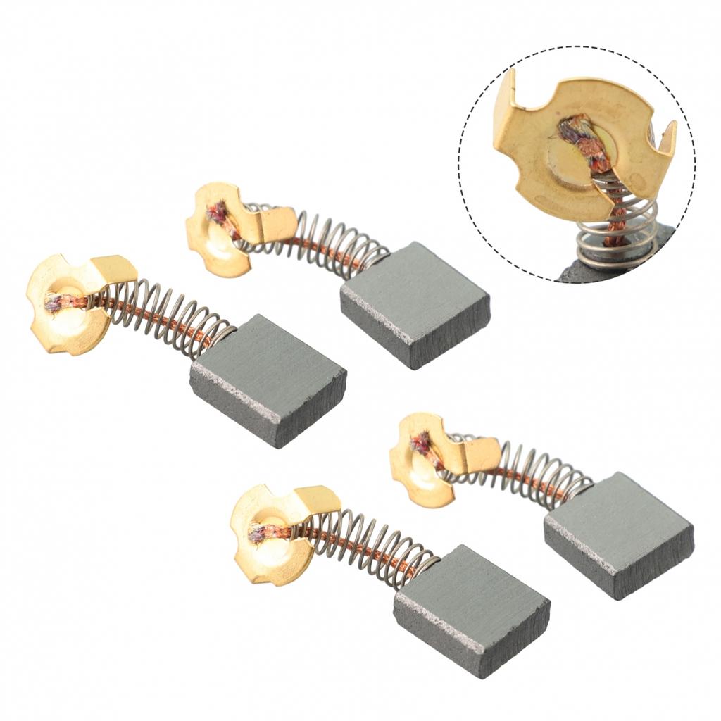 17x17x7mm Kohlebürste 4 Stück Kohle&Metall Hohe Haltbarkeit