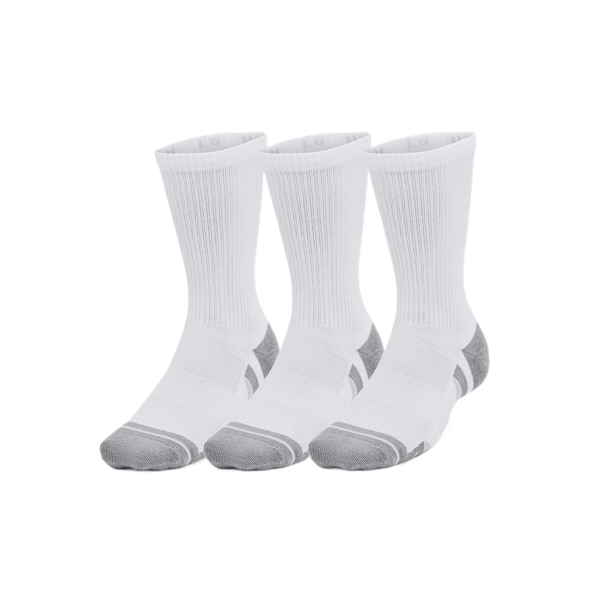Under Armour Knee High Socks Unisex 3 Pack White 1379512 LG